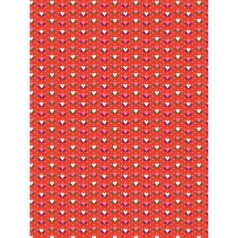 814 - Pochette 20 feuilles Décopatch - Rouge