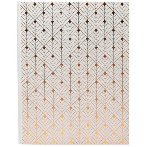 Livre d'or 100 pages tranche or Néo Déco