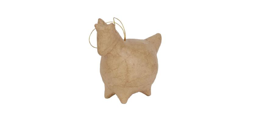 Licorne boule à suspendre 11cm - Kraft