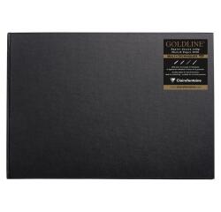 Goldline carnet cousu collé 64F A3 140g I - Blanc
