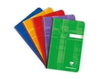 Carnet brochure dos toilé 11x17 cm 192 pages petits carreaux - Assortis