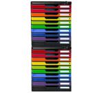 Cassettiera Modulo Iderama 10 cassetti con serratura - Arlecchino glossy