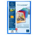 Protège-documents en polypropylène semi rigide Kreacover® Opaque 80 vues - A4 - Couleurs assorties