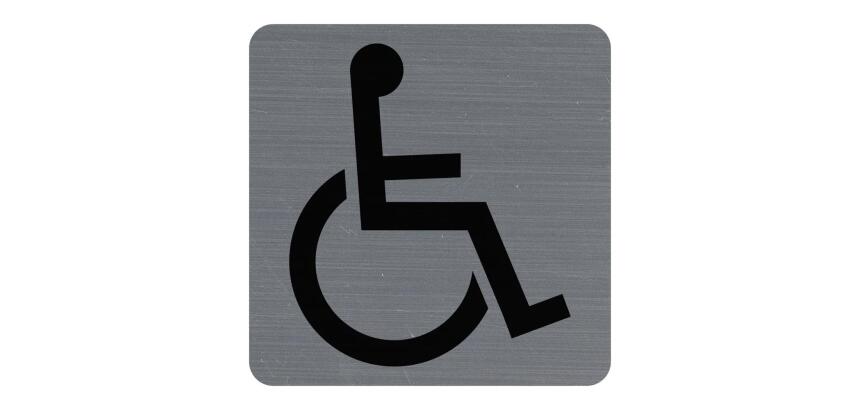 Plaque de signalisation 'Handicapés'