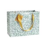 Premium Emeraude, sac shop. 32x13x24,5cm - Vert
