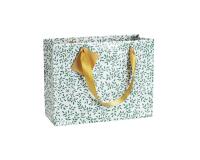 Premium Emeraude, sac shop. 32x13x24,5cm - Vert