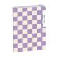Agenda Forum Damier 12 x 17 cm Journalier Août 2025 à Juillet 2026 - Lilas