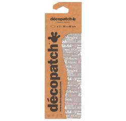 Pochette 3 Feuilles Identiques Ref 686 - Noir & Blanc