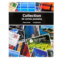 Álbum colección POST CARDS 20x25,5 cm - Capacidad: hasta 200 postales. - Visual