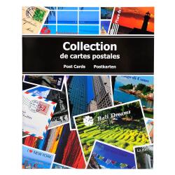 Album de collection pour 200 cartes postales - 20x25,5 cm - Visuel