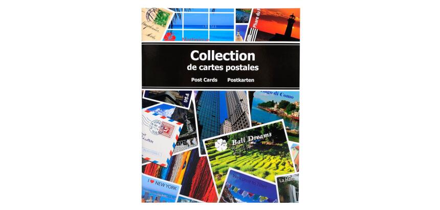 Album de collection pour 200 cartes postales - 20x25,5 cm - Visuel