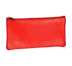CUIRISÉ - Trousse plate 11x22 cm - Rouge