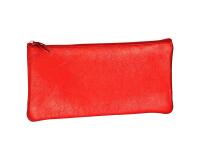 CUIRISÉ - Trousse plate 11x22 cm - Rouge