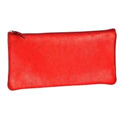 CUIRISÉ - Trousse plate 11x22 cm - Rouge
