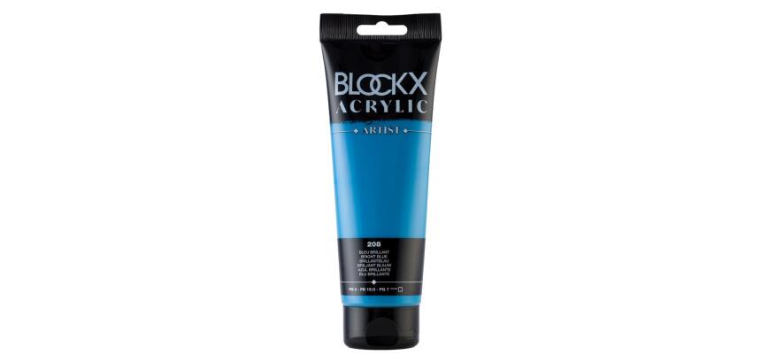 Peinture acrylique fine tube 250ml - Bleu brillant