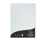PAPIERS MARBRÉS, Etui de 50 feuilles Pollen 210x297mm 120g/m2 - Bleu marbré