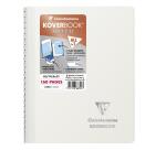 Carnet reliure intégrale enveloppante Koverbook Silver A5 160 pages ligné couverture polypropylène opaque - Assortis
