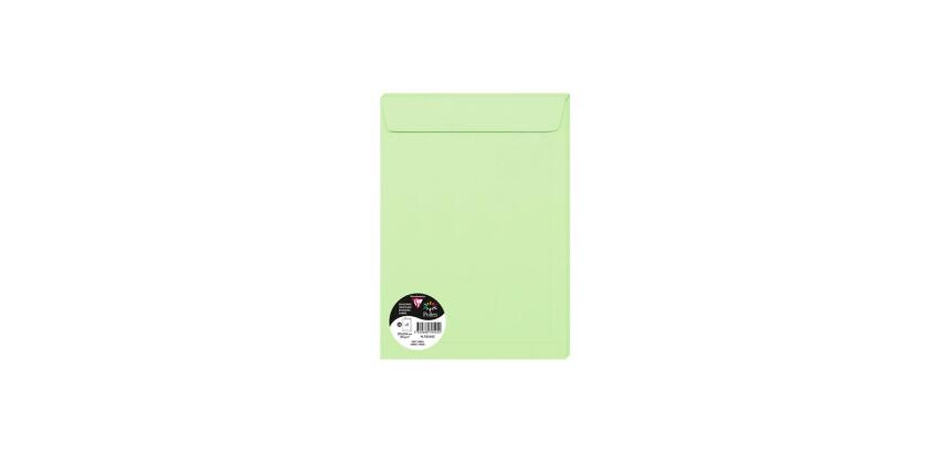 Paquet de 5 enveloppes Pollen 229x324mm 120g/m² - Vert