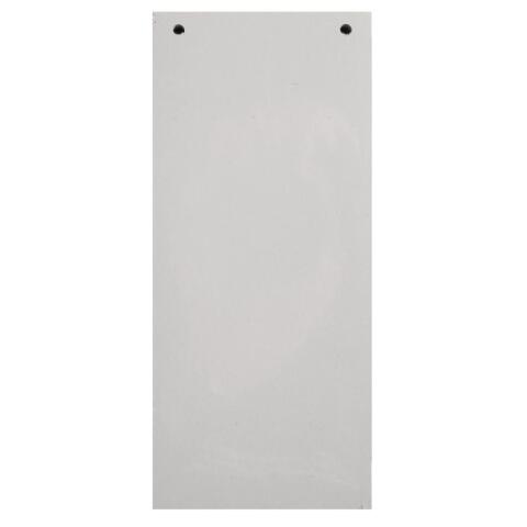 Paquete de 100 fichas separadores horizontales lisas multitaladros Exacompta Forever®- 105x240mm Gris