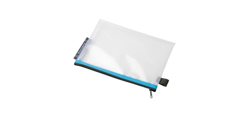 Funda bolsa EVA transparentes cierre con cremallera A5 3/10e - Colores surtidos