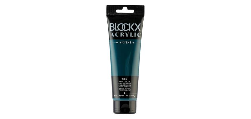 Peinture acrylique fine tube 120ml - Vert anglais