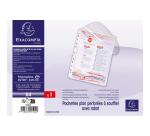 Estuche Exacompta de 5 fundas para mini CD y disquetes PVC alta calidad 14x100º - A4 - Incoloro