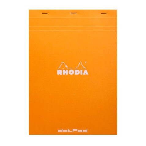 Bloc agrafé dotPad N°18 A4 80 feuilles DOT 80 g. - Orange