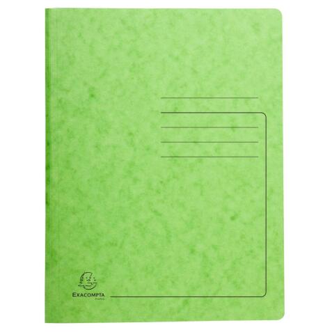 Folder Metal Spring Pressboard A4 brown