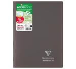 Cahier piqué Koverbook A4 96 pages petits carreaux couverture polypropylène opaque 100% recyclé - Assortis