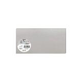 Paquet de 25 cartes simples Pollen 106x213mm 210g/m² - Argent