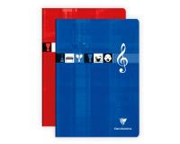Cahier Musique & Chant piqué A4 48 pages grands carreaux Couleur aléatoire - Assortis
