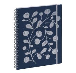 Agenda de bureau Horizons 20S Visuel spiralé Végétal 15 x 21 cm Semainier Janvier à décembre 2026