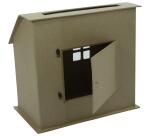 Urne maison 15x26x24,5cm - Kraft