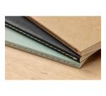 Flying Spirit piqûre textile A5 96 pages ligné motifs assortis papier ivoire 90g - Vert de gris