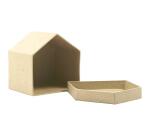 Boîte maisonnette 7x9x9cm - Kraft