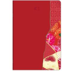 Kenzo Takada Maiko, Cahier cousu fil A4 - 21 x 29,7 cm, 64 pages, ligné + marge, ass. - A motifs