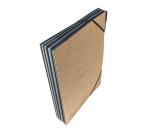 Trieur Harmonika 9 compartiments Eterneco - A4 - Brun motifs géométriques