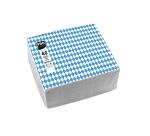 Paquet de 40 serviettes micro-gaufrées ouate décorées 2 plis - 38x40 cm