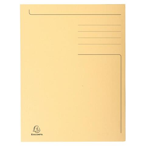 Subcarpetas 3 solapas Forever® impresas 280 g/m2 Exacompta Folio - Crema