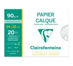 Papier Calque pochette 20F 24x32cm 90/95g