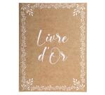 Livre d'or 100 pages tranche or - Format 27x22cm - KRAFT