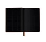 Rhodia Goalbook Creation - A5 - Dotted - Hard Cover - Black Maya Paper - Rosewood