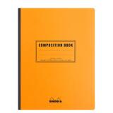Rhodia Classic Composition book 19x25 cm petits carreaux 5x5 160 pages 80g non microperforé - Orange