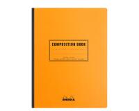 Rhodia Classic Composition book 19x25 cm petits carreaux 5x5 160 pages 80g non microperforé - Orange