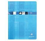 Cahier Travaux Pratiques piqué 24x32cm 120 pages grands carreaux + uni Couleur aléatoire - Assortis