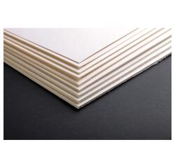 Carton Bois 3,3mm 1F 80x120cm 1650g - Ivoire