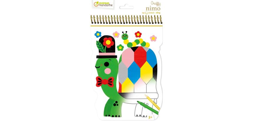 Graffy Nimo, Tortue - Multicolore