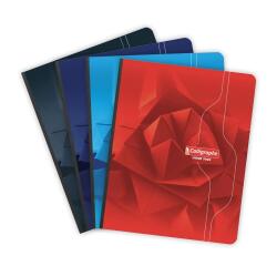 Cahier brochure souple dos toilé 7000 17x22 cm 192 pages grands carreaux 70 g - Assortis