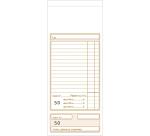 Bloc Addition 50 feuillets autocopiants numérotés en dupli - Format 9 ,1x22,5 cm