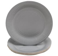 Platos de cartón sin plástico - Ø 23 cm